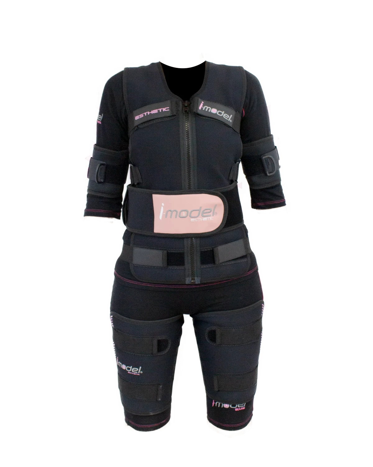 Traje EMS de ElectroFit: chaleco y pantalón con electrodos EMS integrados, usado durante la sesión en Antoá
